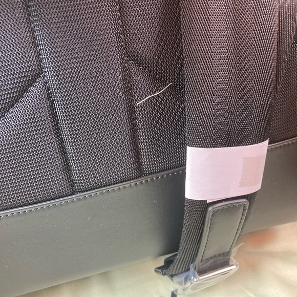 NWT Burberry Taupe Brown IP Check Jeff Men’s Canvas Backpack - $1350 Retail - Picture 6 of 9